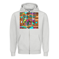 Dove Grey wife mom cna Zipper Hoodie - JahusDesignShop