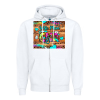 White wife mom cna Zipper Hoodie - JahusDesignShop
