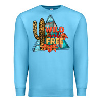 Ocean Blue Wıld and Free Premium Sweatshirt - JahusDesignShop