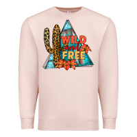 Pale Pink Wıld and Free Premium Sweatshirt - JahusDesignShop