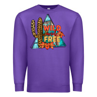Purple Wıld and Free Premium Sweatshirt - JahusDesignShop