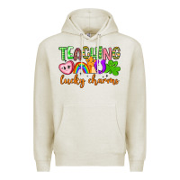 Oatmeal Heather teaching lucky charms Premium Hoodie - Artiststas