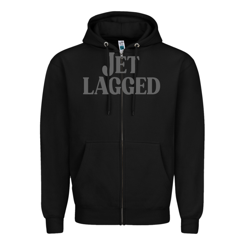 Jet Lagged Cute World Traveler & Funny Vacation Pullover Hoodie Zipper Hoodie by linhVisuals | Teevron