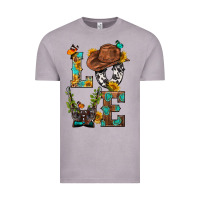 Vintage Zinc Western Love with Gun Vintage Tee - BundleAndBundleShop