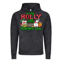 Vintage Black In My Holly Jolly Teacher Era Vintage Hoodie - CowhideDigitalArt