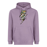 Lavender Lightning Bolt Heavyweight Hoodie - JahusDesignShop