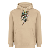 Mushroom Lightning Bolt Heavyweight Hoodie - JahusDesignShop
