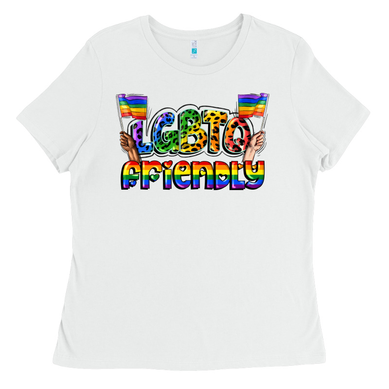 Lgbtq Friendly Pride Ladies Tee by FaDigitalArtStudio | Teevron