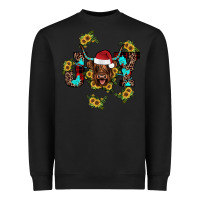 Black joy Sunflower Heavyweight Sweatshirt - JahusDesignShop