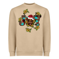 Mushroom joy Sunflower Heavyweight Sweatshirt - JahusDesignShop
