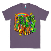 Lavender St. Patrick's Day Feeling lucky Classic Tee - CowGirlArtShop