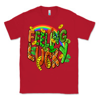 Red St. Patrick's Day Feeling lucky Classic Tee - CowGirlArtShop