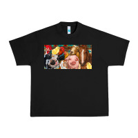Black Farm animals with aztec Urban Heavy Tee - RanaPortraitStore