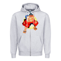 Heather Grey #rikishi rank sumo Zipper Hoodie - linhVisuals