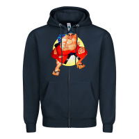 Navy #rikishi rank sumo Zipper Hoodie - linhVisuals