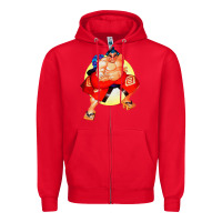 Red #rikishi rank sumo Zipper Hoodie - linhVisuals