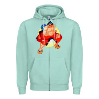 Seafoam #rikishi rank sumo Zipper Hoodie - linhVisuals