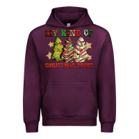 Mauve Wine My kind of Christmas trees Urban Hoodie - RanaPortraitStore