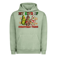 Pigment Oil Green My kind of Christmas trees Urban Hoodie - RanaPortraitStore