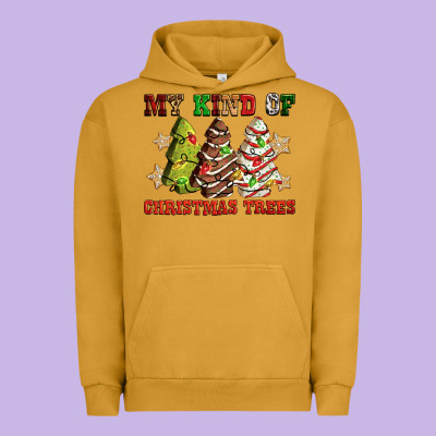 My Kind Of Christmas Trees Urban Hoodie Designed By Ranaportraitstore