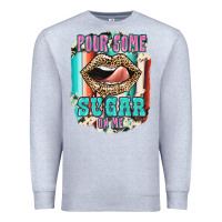 Heather Grey Pour Some Sugar On Me Premium Sweatshirt - JahusDesignShop