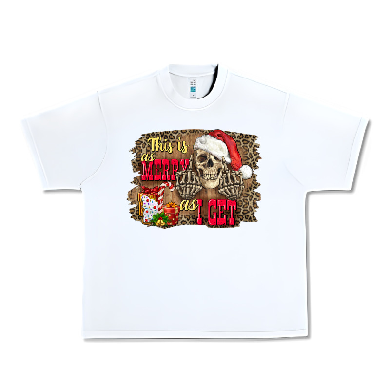 This Is As Merry As I Get Skull Urban Heavy Tee by FaDigitalArtStudio | Teevron