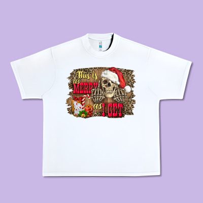 This Is As Merry As I Get Skull Urban Heavy Tee Designed By Fadigitalartstudio