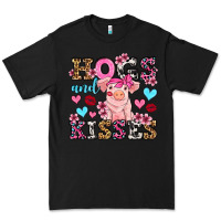 Black hogs and kisses pig  olivia Premium Tee - OliviaCreatesArt