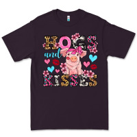 Plum hogs and kisses pig  olivia Premium Tee - OliviaCreatesArt