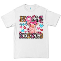 White hogs and kisses pig  olivia Premium Tee - OliviaCreatesArt
