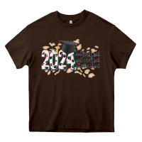 Chocolate Brown 2024 motivated educated graduated Heavy Core Tee - CowGirlArtShop