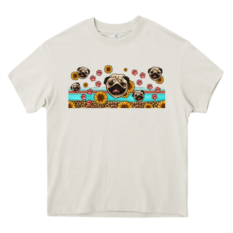 Western Pug Dogs Heavy Core Tee by Jasminsmagicworld | Teevron