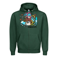 Sports Green nurse life western sunflower gemstone nurse Zipper Hoodie - JahusDesignShop