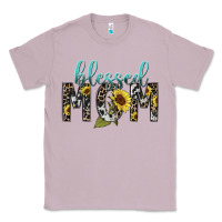 Lilac Blessed mom sunflower mother's day Classic Tee - HowdyJamesFarm