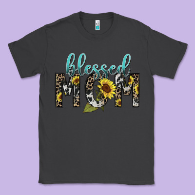 Blessed Mom Sunflower Mother's Day Classic Tee Designed By Howdyjamesfarm