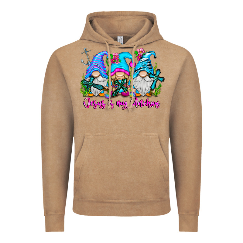 Jesus Is My Anchor Vintage Hoodie by CowhideDigitalArt | Teevron