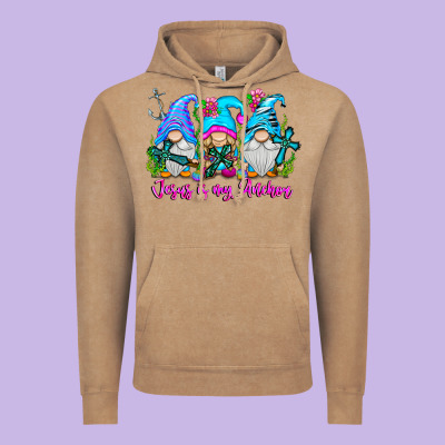 Jesus Is My Anchor Vintage Hoodie Designed By Cowhidedigitalart