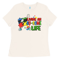 Living An Au-some Life Autism Awareness Day Ladies Tee | Teevron
