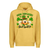 Antique Gold drink responsibly dont spill it Premium Hoodie - Artiststas