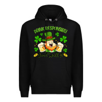 Black drink responsibly dont spill it Premium Hoodie - Artiststas