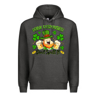 Charcoal Heather drink responsibly dont spill it Premium Hoodie - Artiststas