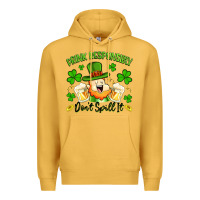 Mustard drink responsibly dont spill it Premium Hoodie - Artiststas