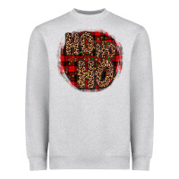 Ho Ho Ho Wood Slice Ornament Heavyweight Sweatshirt | Teevron