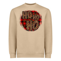 Mushroom ho ho ho wood slice ornament Heavyweight Sweatshirt - JahusDesignShop