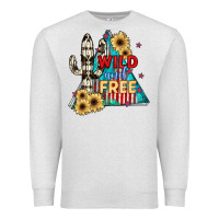 Oatmeal Heather Wıld and Free Premium Sweatshirt - JahusDesignShop
