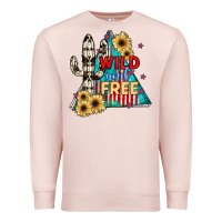 Pale Pink Wıld and Free Premium Sweatshirt - JahusDesignShop