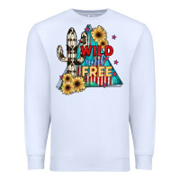 White Wıld and Free Premium Sweatshirt - JahusDesignShop