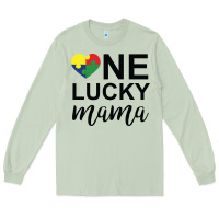 Matcha one lucky mama Long Sleeve Tee - CowhideDigitalArt