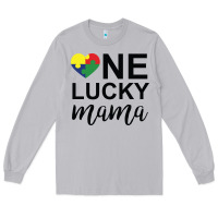 Moon Dust one lucky mama Long Sleeve Tee - CowhideDigitalArt