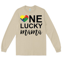 Mushroom one lucky mama Long Sleeve Tee - CowhideDigitalArt